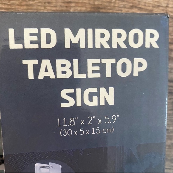 Led Mirror Tabletop Sign Eat, Sleep, Game LED Table Decor Xbox PS5 Switch Gamer - Picture 3 of 6